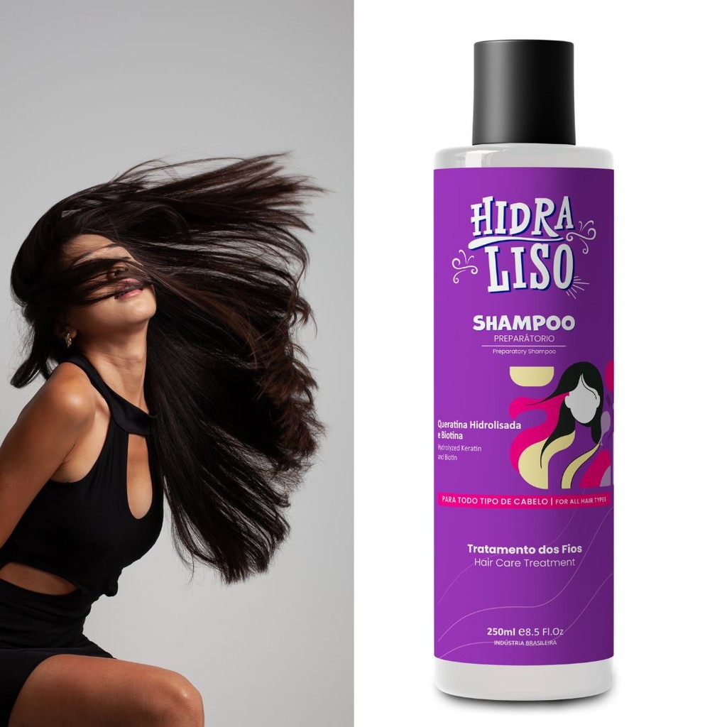 Shampoo Feminino Natural Para Todos Tipos de Cabelos | Shopee Brasil