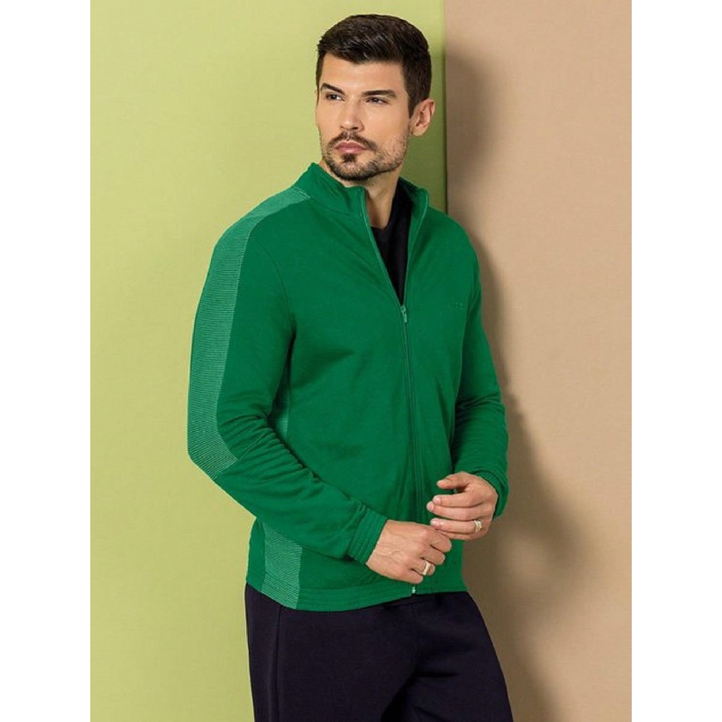 Jaqueta Masculina Em Moletom Peluciado Exco CATIVA Shopee Brasil