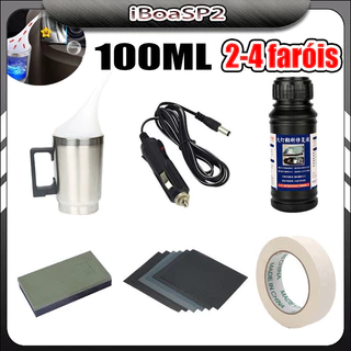 Copo Original Para Polimento A Vapor De Faróis Com Polímero - Remove e Limpa Amarelado em Oferta na Shopee