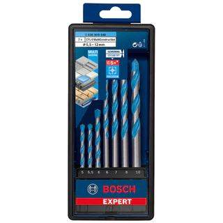 Broca EXPERT CYL-9 Ø 5, 5,5, 6, 7, 8, 10mm 7 pcs Bosch
