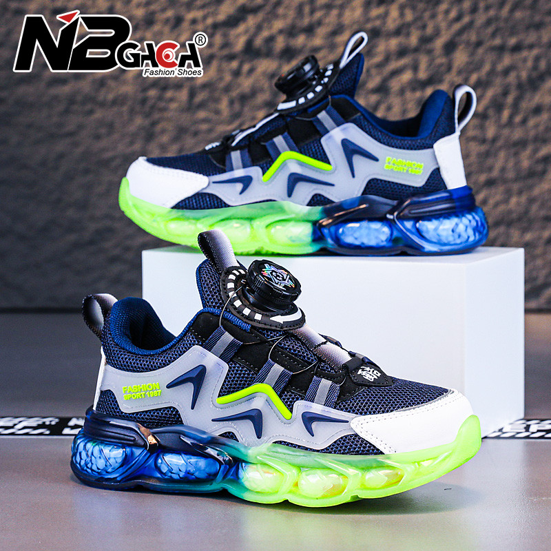 2024 Novo Estilo De Sapatos Esportivos De Malha Respirável Kids MD Air Cushion Sneakers Para Meninos E Meninas De 5-15 Anos De Idade Tênis De Corrida Caminhada Leve Tamanho 28-38