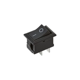 Mini Chave Gangorra KCD11-101 2 Terminais (Preta)
