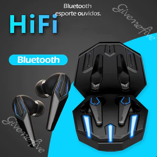 TWS Pro60 Fone Bluetooth 5.1 Fone De Ouvido Sem Fio Hi Fi À Prova D' Água, Redução De Ruído, Esporte Earbud com Microfone para Telefone