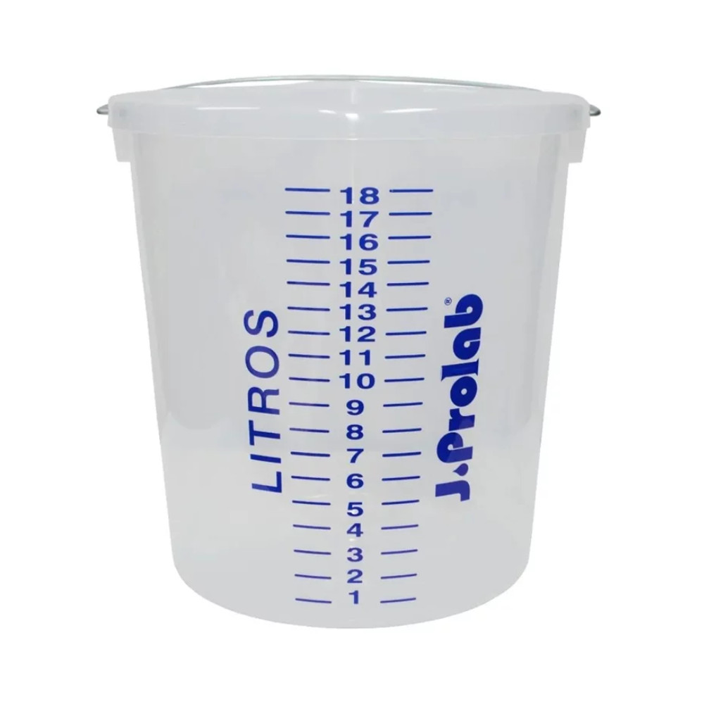 BALDE GRADUADO C/ BICO PROLAB 20 LITROS EM POLIETILENO | Shopee Brasil