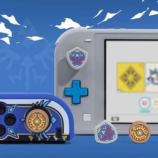 Case Punho JoyCon Caixa Nintendo Switch OLED LITE Thumb Grip Caps Zelda Skysword Sílica Acessórios Jogos