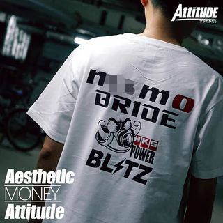 Atitude ATTITUDE Japonês JDM Estilo Japonês Nissan Modificado Marca Pura Algodão Pescoço Redondo Camiseta Manga Curta 3.28
