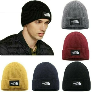 THE NORTH FACE A Norte Chapéu De Feijão De Malha Plana Boné Para Homens Sólido De Inverno Mulheres