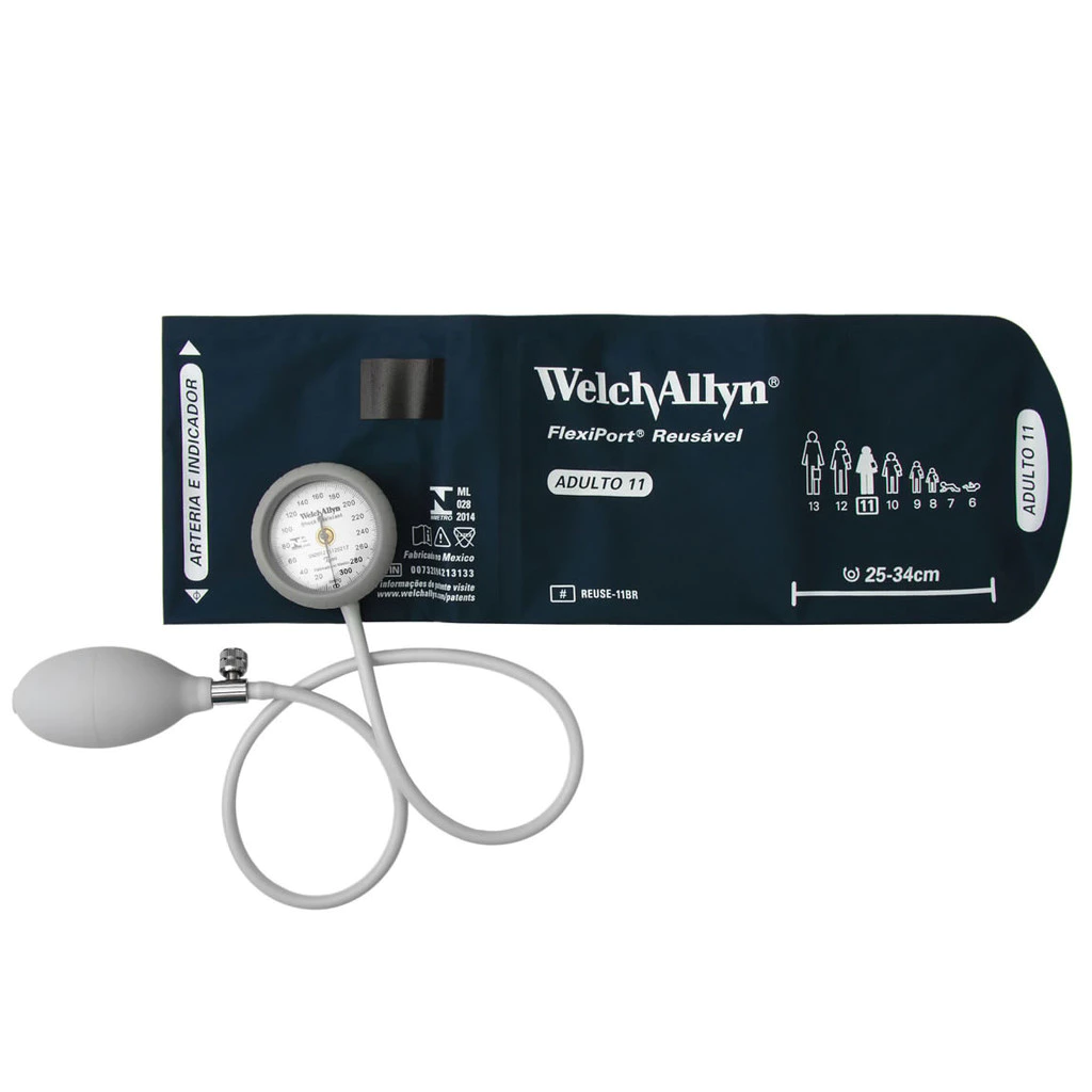 Aparelho de Pressão Durashock DS44-BR + Braçadeiras 9-10-11 e 12 Welch Allyn — foto 4 de 6
