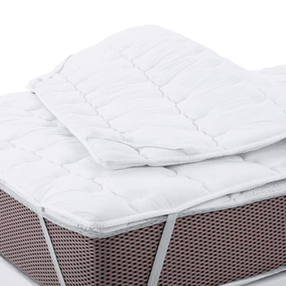 Pillow Top Solteirão Espuma Percal 180 Fios Algodão Antialérgico com Elástico 97x203cm BF Colchões