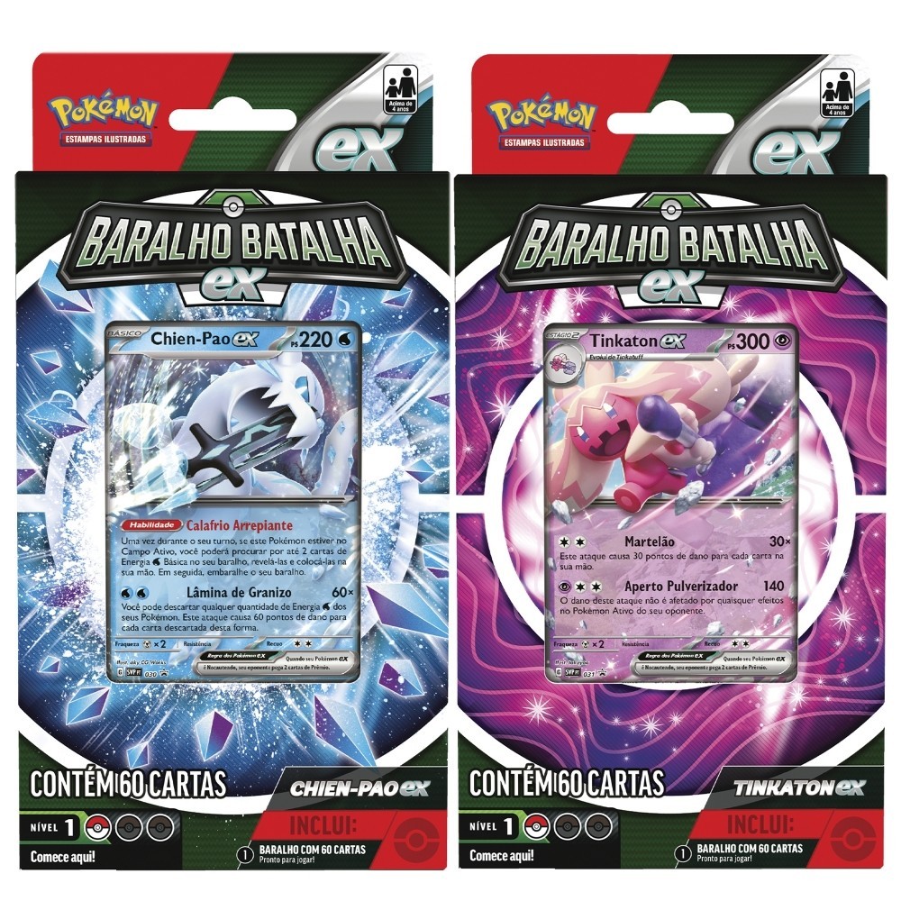 Baralho de Batalha ex - Chien Pao ex ou Tinkaton ex - Deck - Pokémon ...