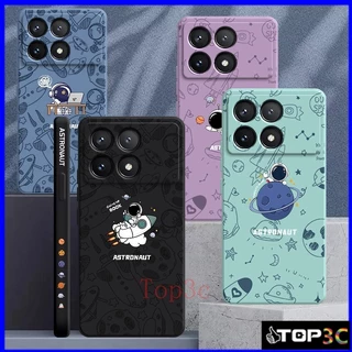 Capinha Poco X6 PRO/M6 PocoC65 F5 X5 5G/X3 NFC/M3 X4 GT X3 Cartoon Planeta Astronauta Ilustração De Silicone Caixa Telefônica TKA