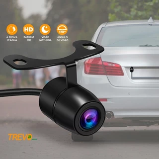 Câmera De Ré Parking Visão Noturna Colorida Estacionamento Automotiva Prova D'água Ajuste 360 graus