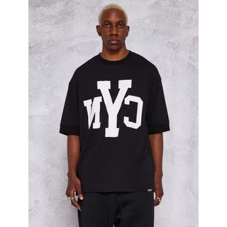SUMWON Camiseta Oversized Com Impressão Gráfica