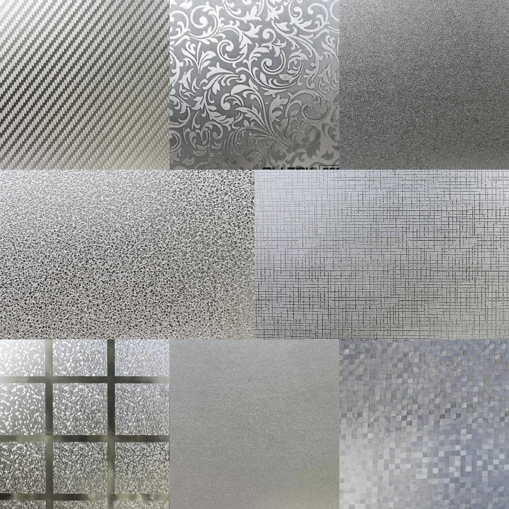 Adesivo para Vidro Box Janelas Pelicula Vinil Jateado Decor Cristal 1,00 X 0,61