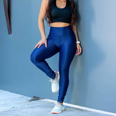 Calça Legging 3D Cos Alto Academia Fitness Leg Cirre