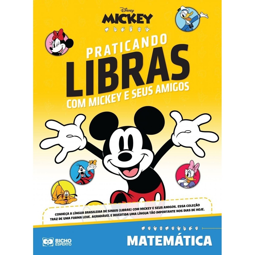 Disney Mickey - Praticando Libras Com Mickey e Seus Amigos - Matemática ...