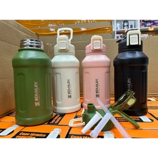 Garrafa Térmica Com Canudo 600ml E 900ml De Água Garrafa Grande Feito De Material De Aço Inoxidável Seguro E Inofensivo Mantenha Quente E Frio