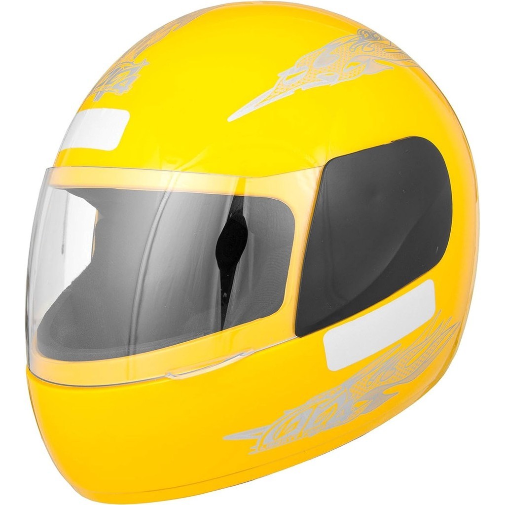 Capacete Fechado Pro Tork Amarelo com Viseira Transparente Resistente Confortavel Tamanho 58