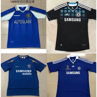 2007 2008 Top Quality 9597 2005 2006 Chelsea Retro Edição 100o Aniversário Camisetas De Futebol 1998