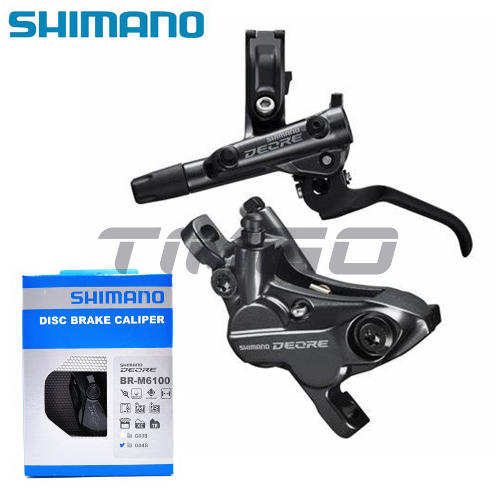 Manette De Frein Shimano Deore M6100 – Frein à Disque Hydraulique, 2 Doigts, Pour VTT