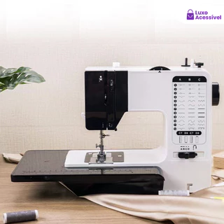 Máquina De Costura Multifuncional Bivolt 110V/220V , 38 Pontos E Extensor