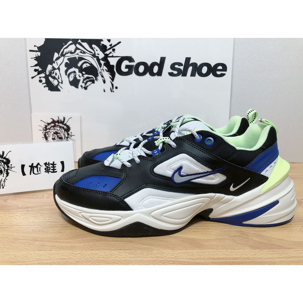 Nike m2k tekno black 2025 blue