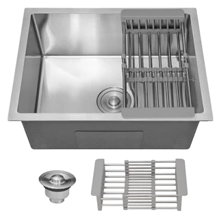 Cuba Cozinha Gourmet Pia Aço Inox Quadrada Acessórios Embutir