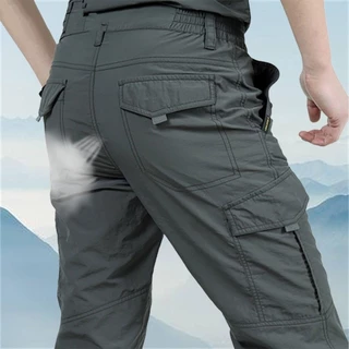 Calças Masculinas Táticas De Bolso Militar Multi-Elásticas Urbanas Confortáveis Esportivas Casuais De Secagem Rápida