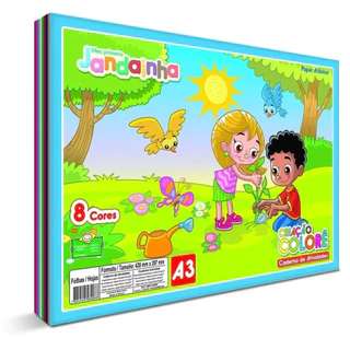 CADERNO A3 CRIACAO COLORE 32FLS  MEU PRIMEIRO JANDAINHA   65495 77