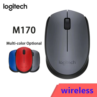 Rato Sem Fio Logitech M170 2.4GHz Com 1000 DPI Óptico Para PC/Laptop Game Mouse Office & Home