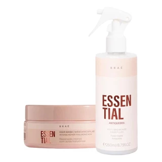 Kit Essential Máscara 200g, Fluído Antiquebra 260ml