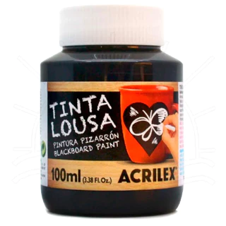 TINTA LOUSA ACRILEX PRETO 100 ML