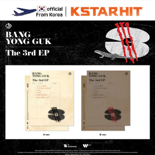 BANG YONGGUK - 3 (3rd EP album) (A / B VER.)