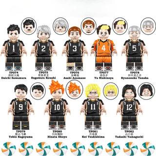 Anime Voleibol Menino Erzamura Daichi Hinata Shoyo Brinquedo Figura De Bloco De Construção-LEGO Mesmo Tipo De Brinquedos Educativos Infantis