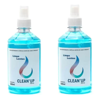 Kit 2 Spray Para Limpeza De Óculos Lentes Tela Tv Celular Notebook 500 ML