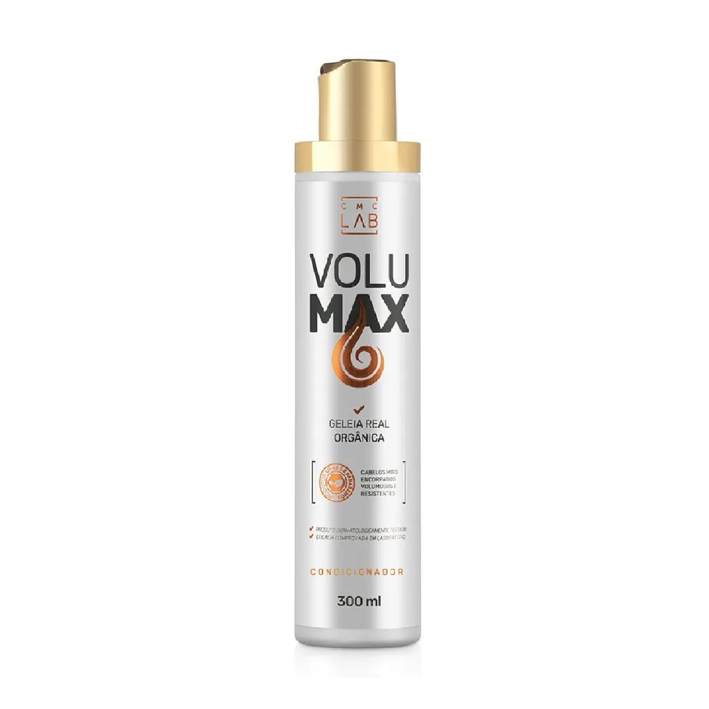 CMC Lab VoluMax Geleia Real Orgânica Condicionador 300ml | Shopee Brasil