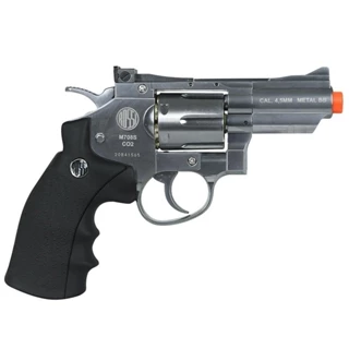Pistolada Airsoft Revólver Pressão Co2 Rossi 708s 4.5mm