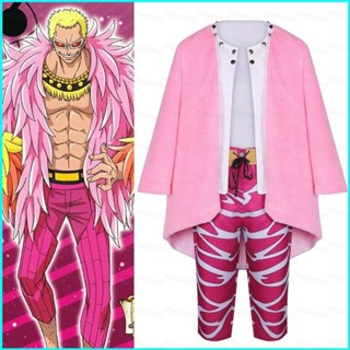 Zoro One Piece Anime Manga 4 Piece Cosplay Halloween Costume Outfit Set  XS-3XL