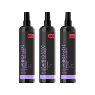 Banho Seco 2 Em 1 250ml - Ibasa - 3 Unidades