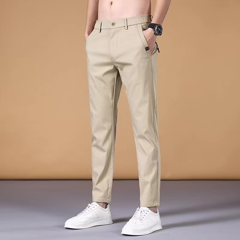 Calça De Moda Coreana Para Homens-Casual Fina De Verão