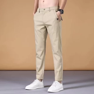 Calça De Moda Coreana Para Homens-Casual Fina De Verão