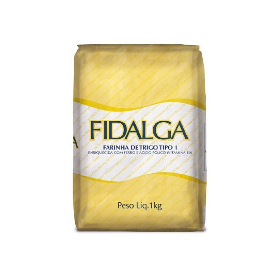 Farinha de Trigo Fidalga Tipo 1 1kg | Shopee Brasil