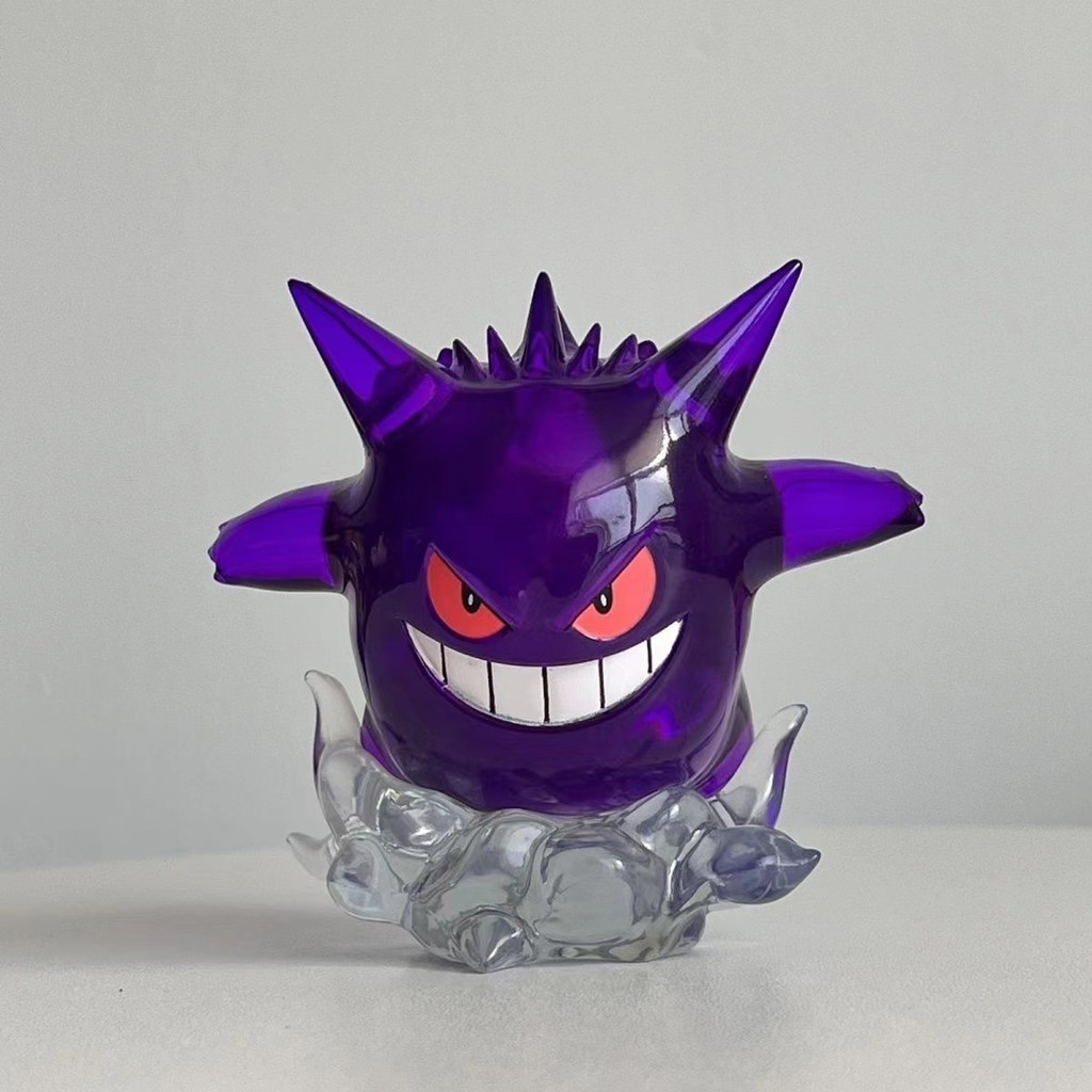 Novo Pokemon De 8cm Figura Snorlax Gengar Ação Transparente Anime Modelo Doll Decoraion Brinquedos Colecionáveis Gift Pvc