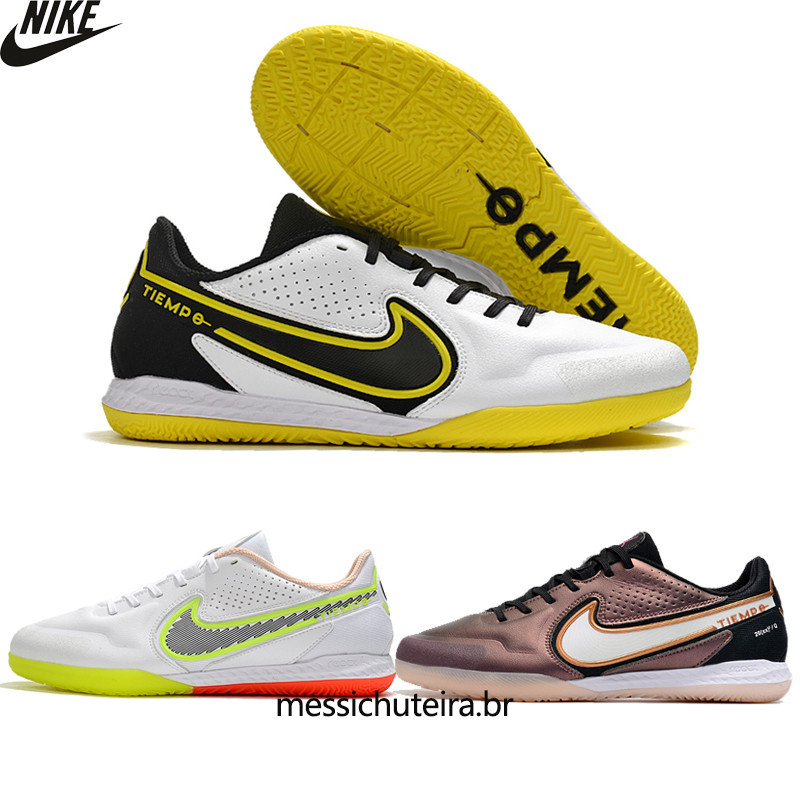 Tiempo Legend 9 Pro IC Street gato Botas Masculino chuteira de Futebol Indoor fusal