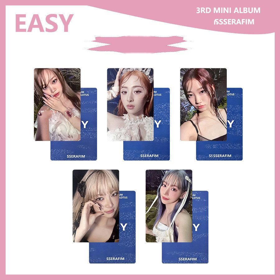 Kpop LE SSERAFIM-3o Cartão Kpop LE SSERAFIM-3o Cartão