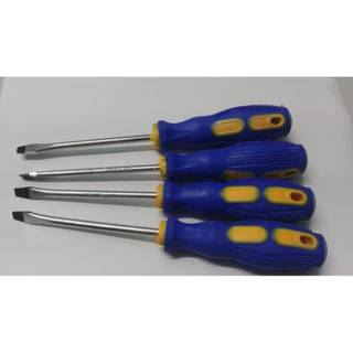 Kit 12 Unid. de Chave Fenda 1/4''x 5'' Imantada Profissional