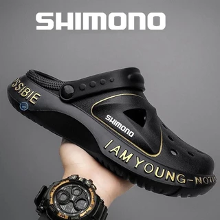 Shimono 2024 Novas Sandálias De Pesca Homens Sapatos De Verão Buraco De Praia Esportivo Para Antiderrapante