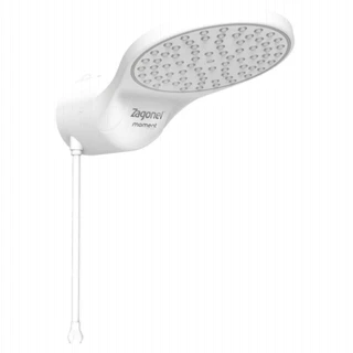 Ducha Zagonel Moment Eletrônica Compatível com Sistema Elétrico, Solar e a Gás