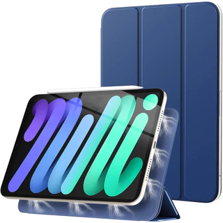 MOKO Capa Magnética Para iPad Mini 6 2021 (8,3 Polegadas) Suporte Triplo De Couro PU Corpo Inteiro Smart Folio Slim Leve Com 6a Geração