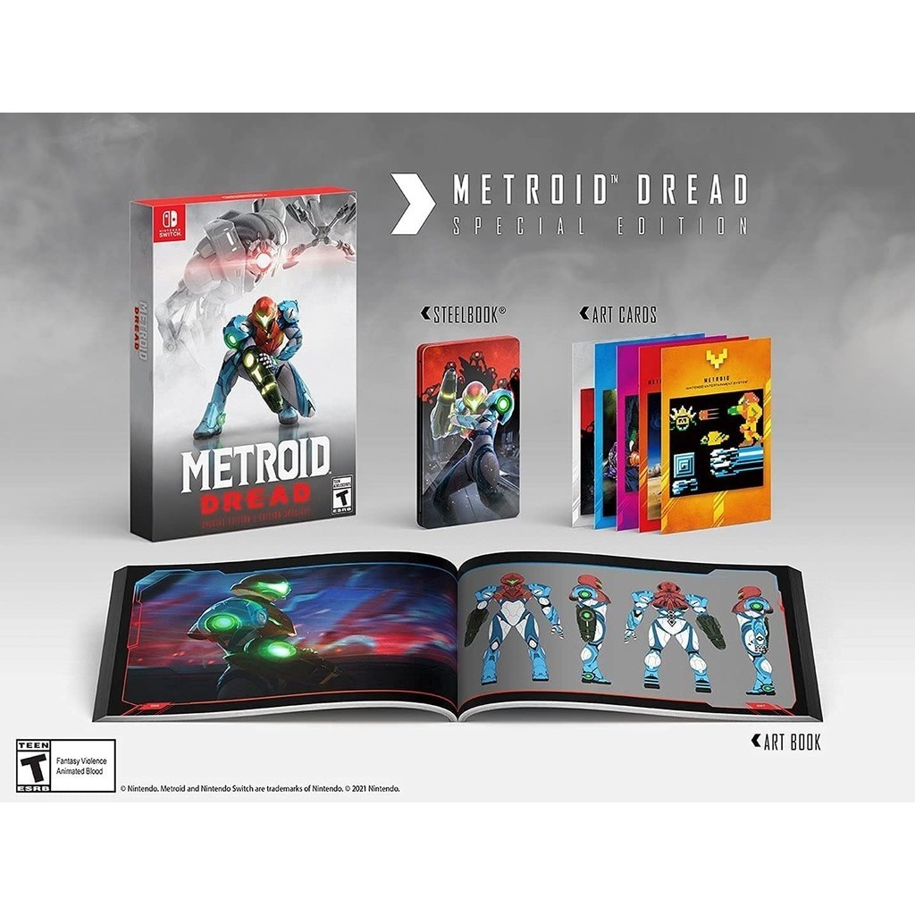 Nintendo Switch METROID DREAD SPECIAL EDITION Jogo Metroid Dread Special Edition - Nintendo Switch - Lacrado de